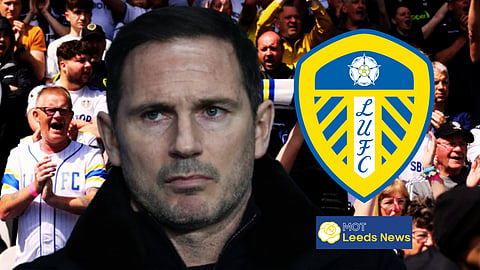 Leeds United fans taunted Frank Lampard [Credit: Imago]