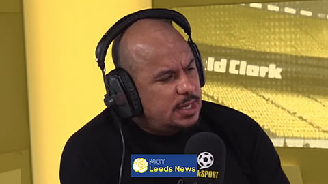 Gabby Agbonlahor speaks on Leeds United. (Credit: talkSPORT on YouTube)