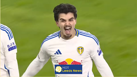 Leeds United defender Pascal Struijk. (Credit: Sky Sports Football)