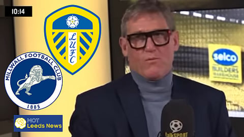Simon Jordan made a Millwall jibe with a Leeds United brag. (Credit: talkSPORT YouTube)