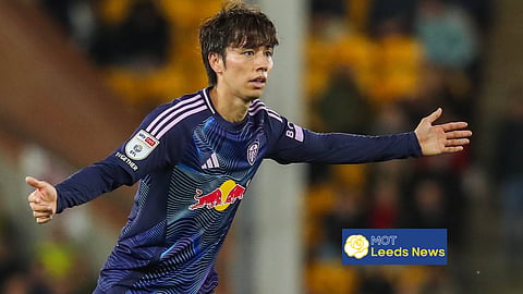 Leeds United and Japan midfielder Ao Tanaka [Credit: Imago]