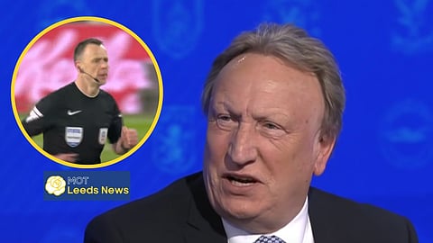 Neil Warnock questioned Stuart Attwell's appointment for Leeds v Sunderland [Credit: Sky Sports]