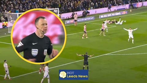 Stuart Attwell refereed the Leeds United v Sunderland match [Credit: Sunderland AFC on YouTube]