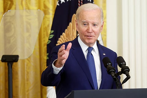 U.S. President Joe Biden delivers remarks on the 13th anniversary of passage of the Affordable Care Act, commonly known as Obamacare, at the White House in Washington, U.S. March 23, 2023. 