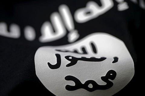 FILE PHOTO: An Islamic State flag is seen in a picture illustration. 