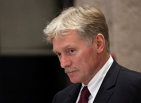 FILE PHOTO: Kremlin spokesman Dmitry Peskov attends a news conference of Russian President Vladimir Putin following the Shanghai Cooperation Organization (SCO) summit in Samarkand, Uzbekistan September 16, 2022. 