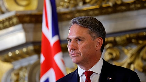 FILE PHOTO: Australia's Defence Minister Richard Marles attends a joint news conference with France's Foreign and Defence ministers at the Quai d'Orsay in Paris, France, January 30, 2023. 