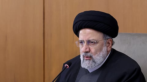 FILE PHOTO-Iranian President Ebrahim Raisi speaks during a meeting with the cabinet in Tehran, Iran, January 19, 2023. 