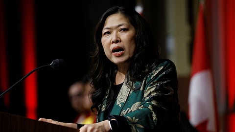 Canada's Minister of International Trade, Export Promotion, Small Business and Economic Development Mary Ng speaks at a Lunar New Year celebration in Ottawa, Ontario, Canada January 31, 2023. 