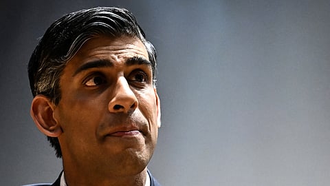 FILE PHOTO: Britain's Prime Minister Rishi Sunak looks on during the London Defence Conference, at King's College, in London, Britain May 23, 2023. 