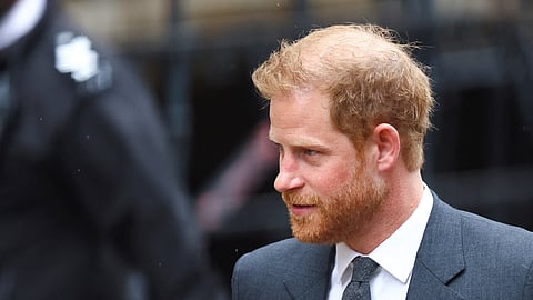 FILE PHOTO: Britain's Prince Harry, Duke of Sussex, leaves the High Court in London, Britain March 28, 2023. 