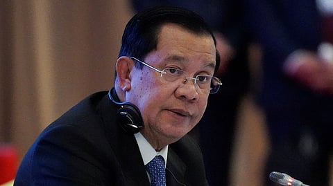 FILE PHOTO: Cambodia's Prime Minister Hun Sen attends the ASEAN summit held in Phnom Penh, Cambodia November 11, 2022. 