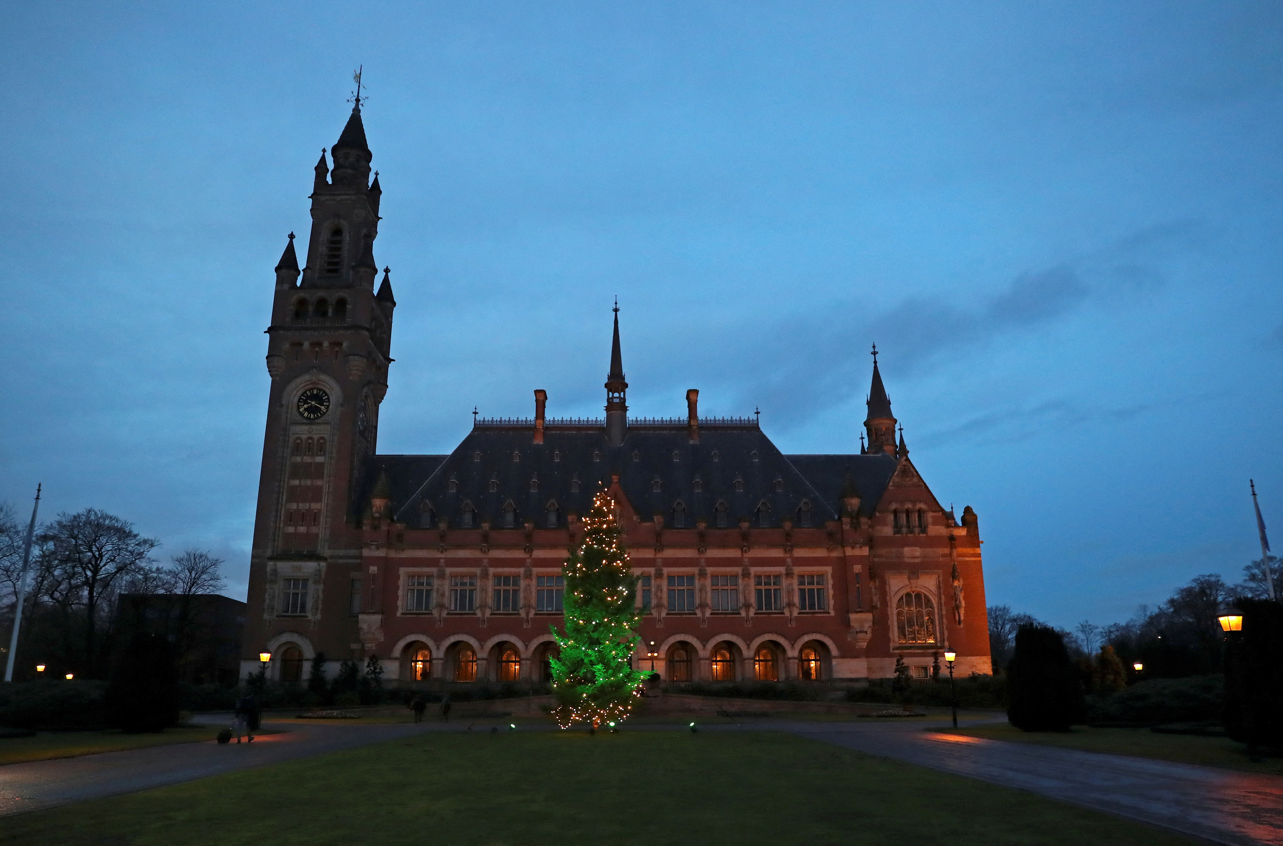 FILE PHOTO: General view of the International Court of Justice (ICJ) in The Hague, Netherlands December 11, 2019. 