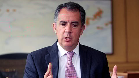 FILE PHOTO: Mining company Drummond President Jose Miguel Linares speaks during an interview with Reuters in Bogota, Colombia, May 31, 2016. 