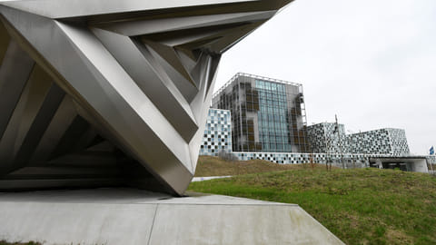 FILE PHOTO: The International Criminal Court building is seen in The Hague, Netherlands, January 16, 2019. 