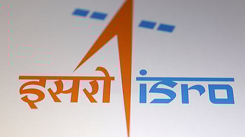 FILE PHOTO: Indian Space Research Organization logo is seen in this illustration taken May 1, 2023. 