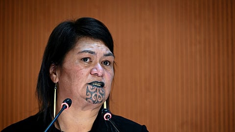 FILE PHOTO: New Zealand Foreign Minister Nanaia Mahuta speaks during a session of the UN Human Rights Council, which voted to hold an urgent debate about Russia's deadly invasion of Ukraine at Kyiv's request, amid widespread international condemnation of Moscow's attack, in Geneva, Switzerland February 28, 2022.