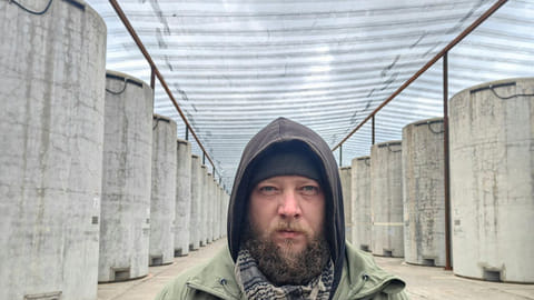 FILE PHOTO: Rostislav Zhuravlev, correspondent for Russia's RIA news agency, poses for a picture at an unknown location in this undated picture released July 22, 2023. 