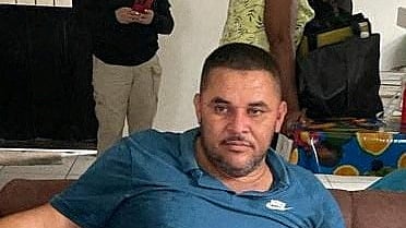 Wilmer Wood, mayor of Brus Laguna, sits after being detained by armed forces on drug trafficking charges, in La Ceiba, Honduras in this undated handout photo released August 27, 2023. 