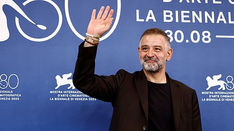 The 80th Venice Film Festival - Photocall for the film "The Palace" out of competition - Venice, Italy, September 2, 2023. Cast member Fortunato Cerlino poses.