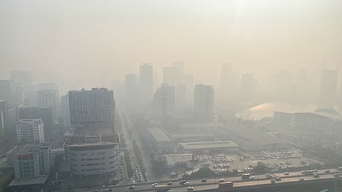 A view shows the city amid air pollution in Hanoi, Vietnam, January 3, 2025. 
