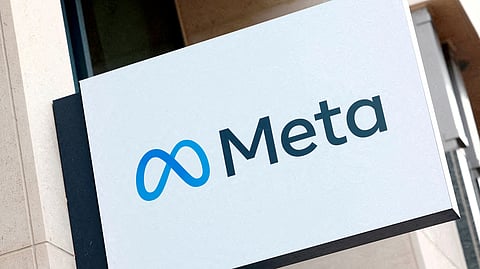 FILE PHOTO: The logo of Meta Platforms' business group is seen in Brussels, Belgium December 6, 2022. 