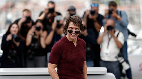 Cast member Tom Cruise poses during a photocall for the film "Mission: Impossible - The Final Reckoning" Out of competition at the 78th Cannes Film Festival in Cannes, France, May 14, 2025. 