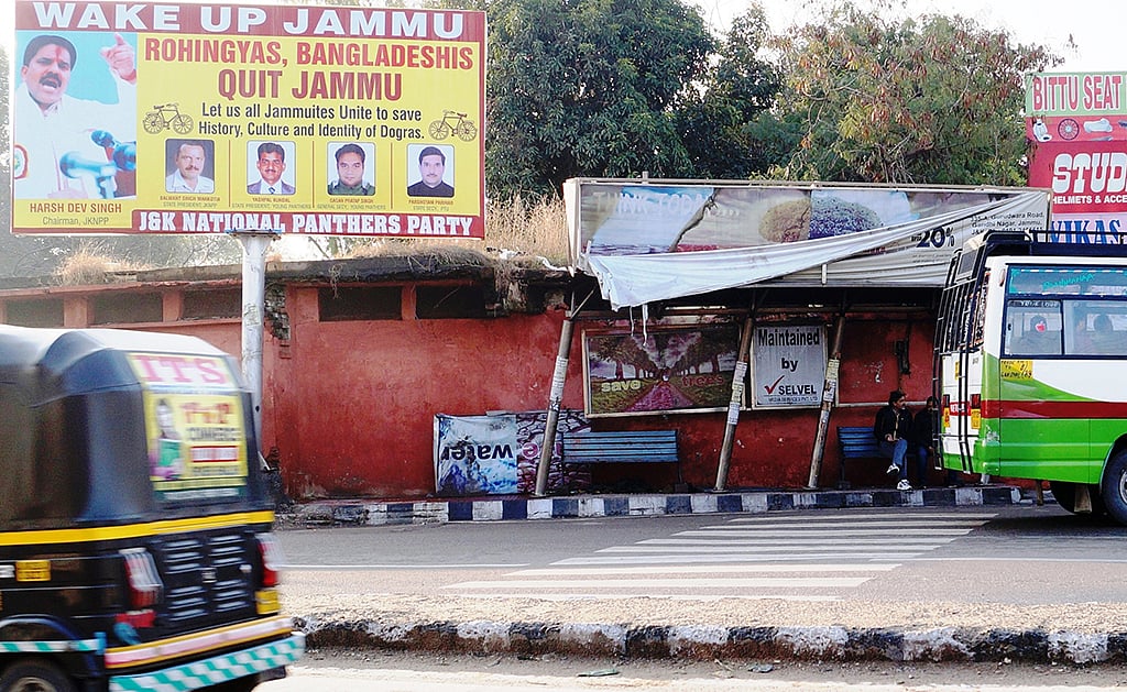 ‘Quit Jammu’: Billboards target Rohingya, Bangladeshi refugees
