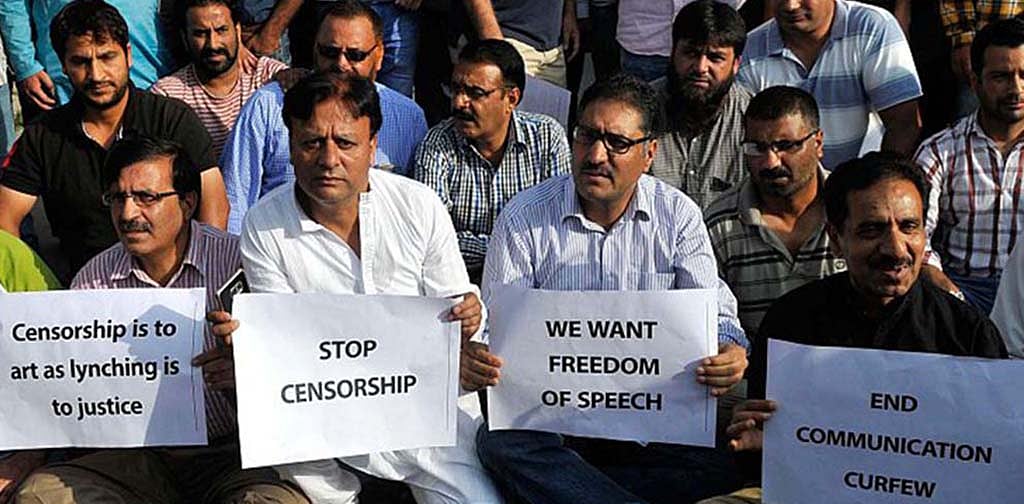 Red mark on freedom of press in India