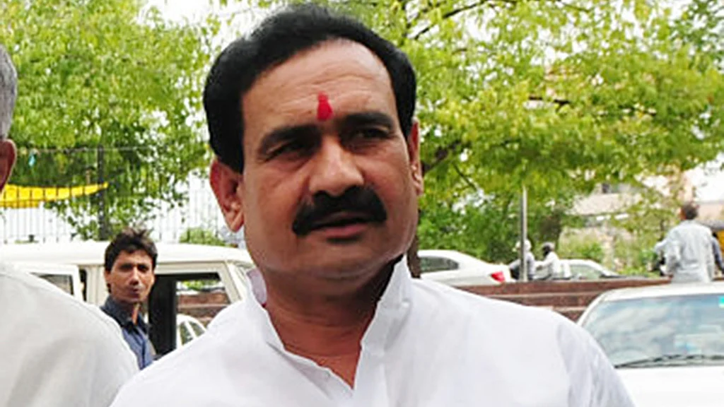 A file picture of controversial Madhya Pradesh BJP minister Narottam Mishra