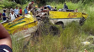 Himachal Bus Mishap: 28 killed as bus falls into gorge