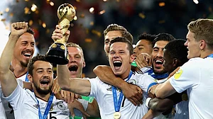 Young Germany defeats spirited Chile, win Confederations Cup