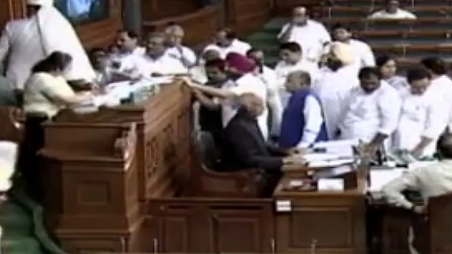 Photo courtesy: Lok Sabha TV still