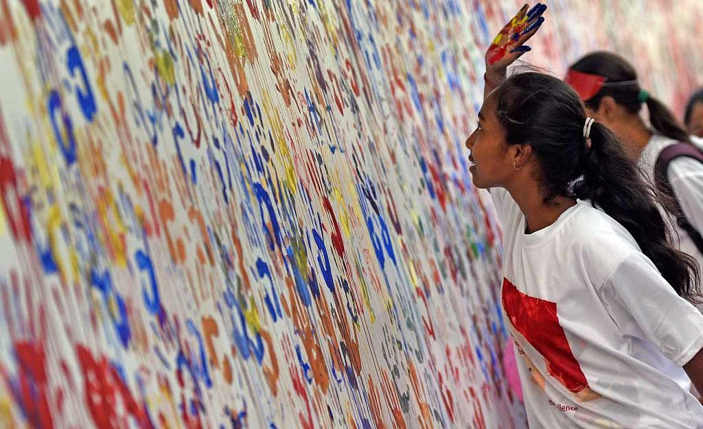 I roll dreams of a world more serene with my rolling pin