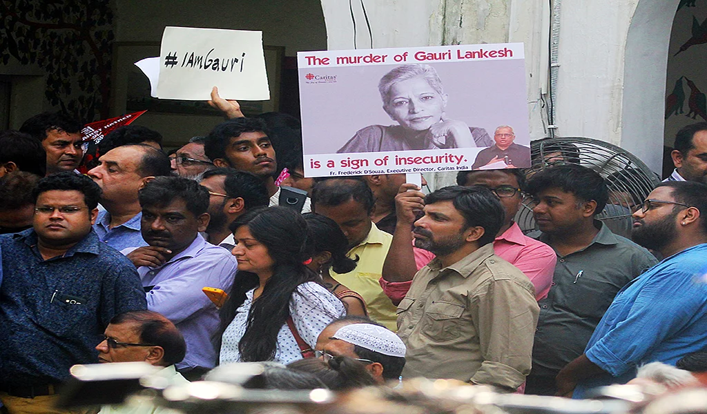Journalists voice their concern over Gauri Lankesh murder, demand speedy investigation