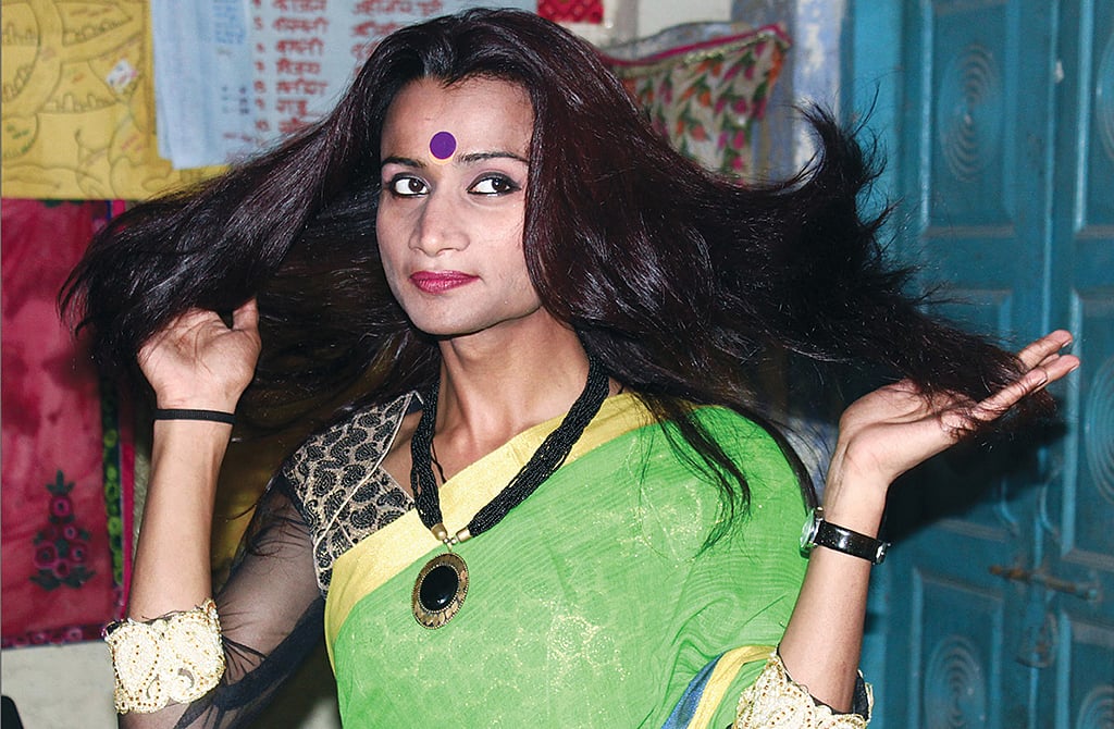 A transgender, who hopes to be a bride one day