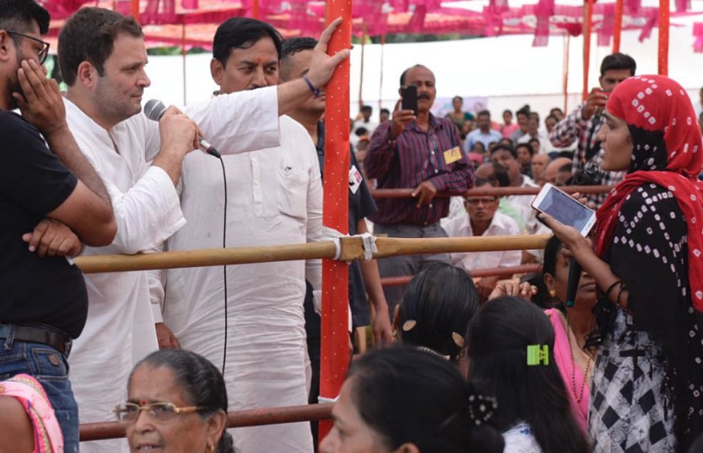 Rahul targets PM Modi on tribal welfare in Gujarat