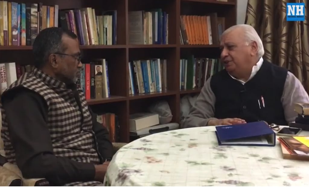 Former Union minister Arif Mohammad Khan reflects on the events of Dec 6, 1992