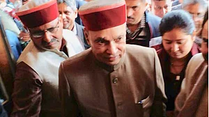 BJP’s chief ministerial candidate Dhumal loses from Sujanpur, Himachal