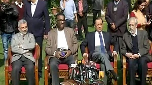 Four senior-most SC judges attend court, take up work