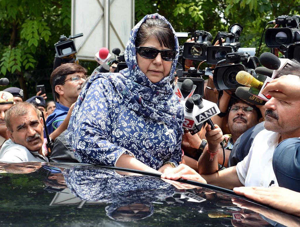 Why is Mehbooba Mufti angry with TV channels?