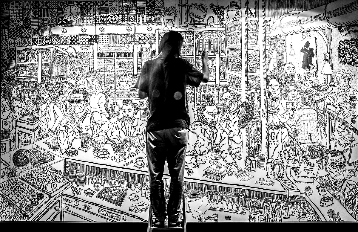 An Iranian artist’s impressions of everyday life in Goa 