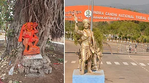 Madhya Pradesh: Tension as Hanuman statue placed in tribal university