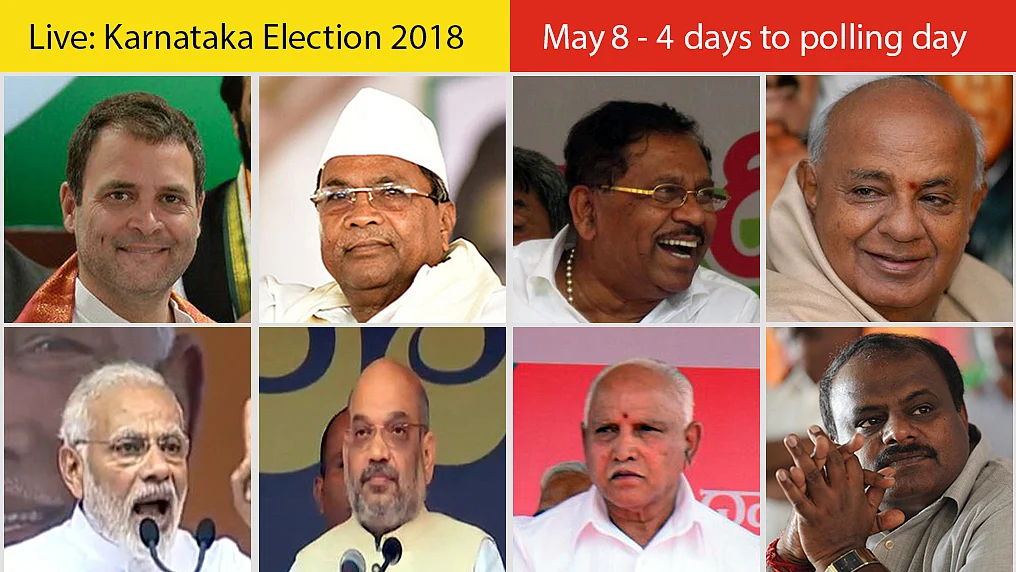 Live Updates: Karnataka Elections, May 8th: 4 days to polling day  