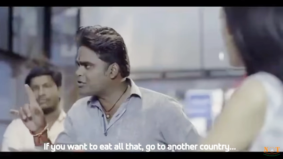 Grab from a YouTube video addressing Karnataka’s millennial voters