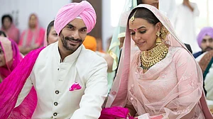 Neha Dhupia ‘secretly’ marries friend Angad Bedi, trends on top on Twitter