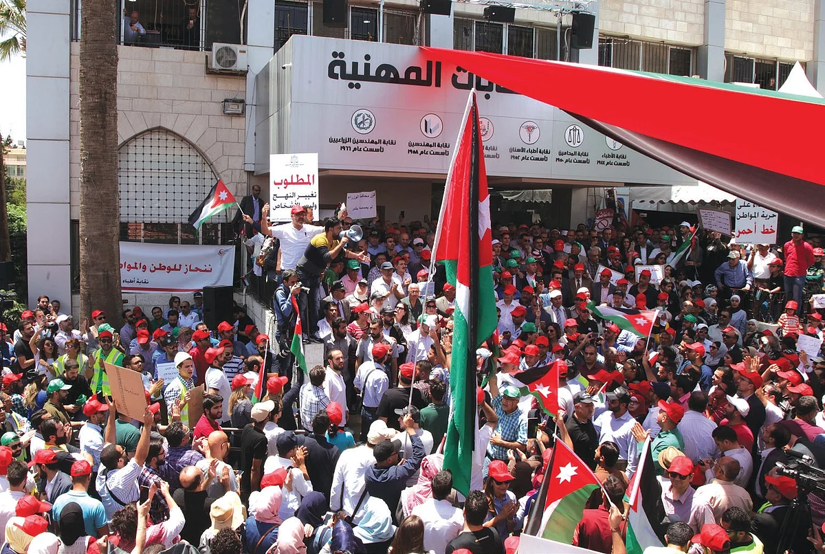 Sixth uprising in six months fells govt in Jordan