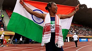 Hima creates history for Indian athletics