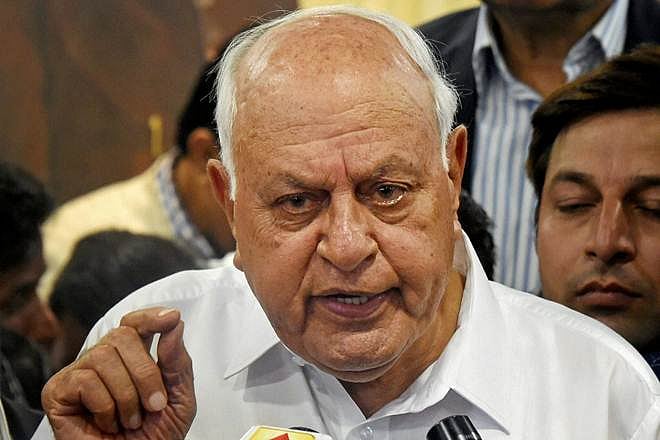 Former J&K CM Farooq Abdullah (PTI)