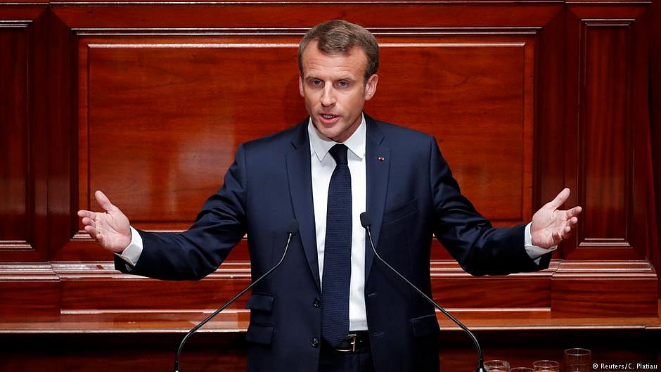 Emmanuel Macron vows "bold and courageous" decisions